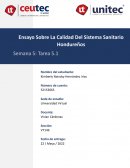 Calidad en el sistema sanitario hondureño