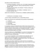 Resumen historia. La industrialización y revolución industrial en Gran Bretaña