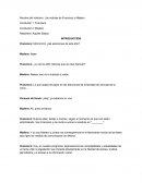 Guión del noticiero: Las noticias de Francisco y Madero