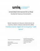 Transformación Digital de la Empresa “Café Sarria”