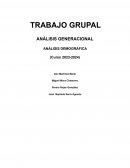 Análisis generacional, análisis demográfica