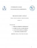 Consultas, dinero y crisis financiera