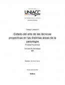 Estado del arte de las técnicas proyectivas en las distintas áreas de la psicología