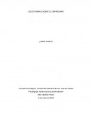 Cuestionario sobre el empresario