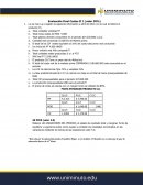 Evaluación Final Costos