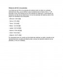 Distancia del sol a los planetas