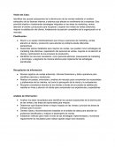 Estudio organizacional. Visión del Caso