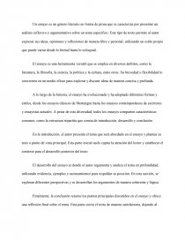 Ensayo como una herramienta versátil. Página 1