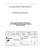 Celulosa Arauco y Constitucion S.A. Proyecto celulosa itata
