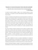 Venezuela en el comercio internacional y frente al desarrollo sustentable