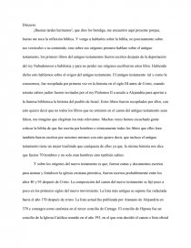 Ejemplo Discurso Iglesia. Página 1