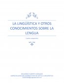 La lingüística y otros conocimientos sobre la legua