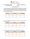 Contabilidad Financiera. Actividad aplicativa