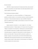 Formas Tradicionales de producción industrial