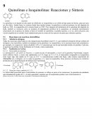 Quinolinas e Isoquinolinas: Reacciones y Síntesis