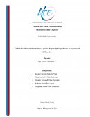 Análisis de información estadística y precios de principales productos de exportación del Ecuador