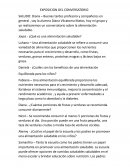 Exposición del conversatorio