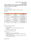 Design Thinking. Pupitre/banca de los estudiantes en los salones de la universidad