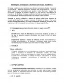 Estrategias para apoyar a alumnos con rezago académico