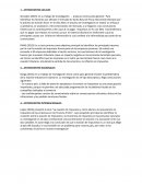 Antecedentes locales, nacionales e internacionales