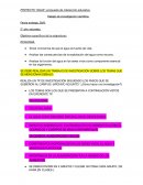 Proyecto Agua , propuesta de interacción educativa. Trabajo de investigación científica