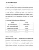 Análisis interno amofhit Administración y gerencia