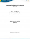 Fisicoquímica. Desarrollo de los ejercicios
