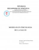 Modelos en psicología de la salud