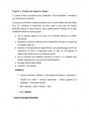 Gestión del capital de trabajo