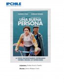 Análisis pelicula Una buena persona