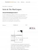 Serie de libros Los MacGregor - si quieres leer