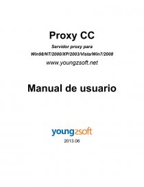 Proxy Server CCProxy. Página 1