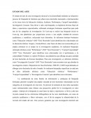 Estado del arte. Educación Artística