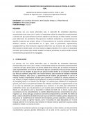 Determinación de parametros físico - químicos del agua de piscina de campo real