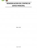 Informe técnico para la remodelación del centro de datos MPCP