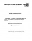 Imperialismo de los textos de Lenin (Imperialismo fase superior del capitalismo) y Eric Hobsbawm (La era del imperio)