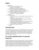 La importancia del administrador de negocios bancarios