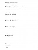 Existencia de los vehículos autónomos