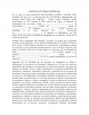 Contrato de trabajo reemplazo
