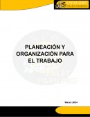 La planificación y organización del trabajo