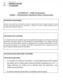 Analisis Transaccional. Unidad temática: Reputación efectos interpersonales