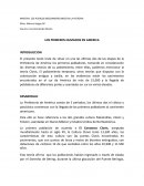 Los primeros humanos en América