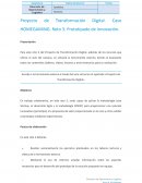 Proyecto de transformación digital. Caso Homegaming. Reto 3: Prototipado de innovación