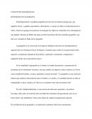 Conceptos geográficos, definición de geografía