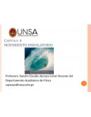 Movimiento ondulatorio. Tipos de ondas