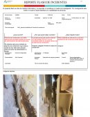 HAP estructura dañada de Plancha de contención