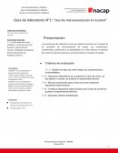 Guía de laboratorio N°1: Uso de Instrumentación en control