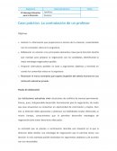 Caso práctico. La contratación de un profesor