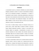 La Personalidad: entre el temperamento y el carácter