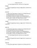 Trabajo practico N°1 Un crimen llamado educación, conferencia con Jürgen Klaric
